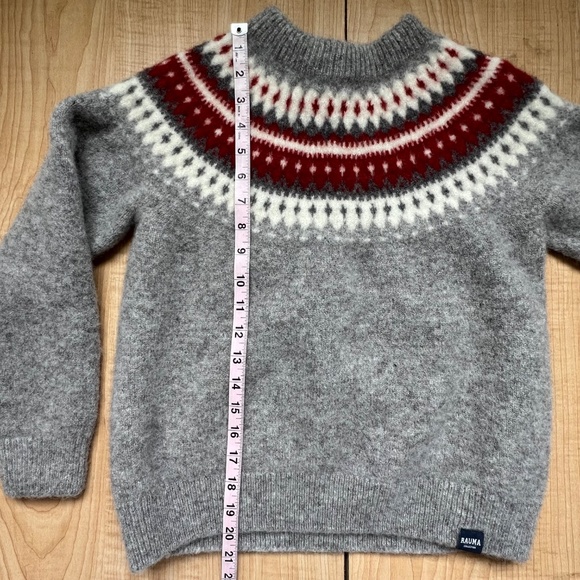 Rauma Collection 100% Norwegian Wool Argile Sweater Unisex M Nordic Scandi Party - Picture 10 of 13